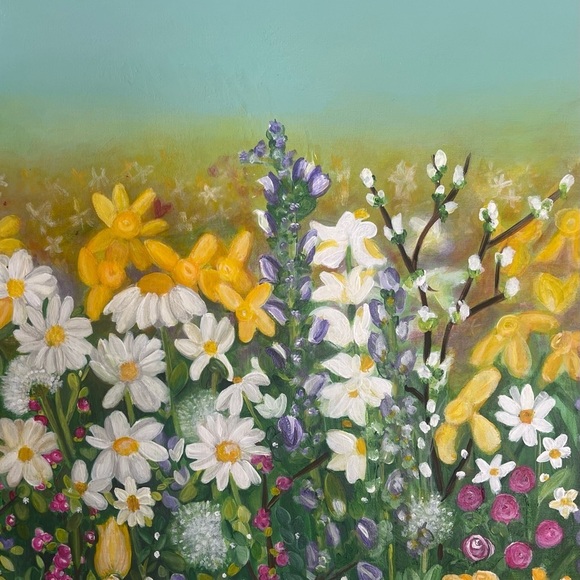 My Happy Place on reclaimed canvas. - Picture 5 of 9